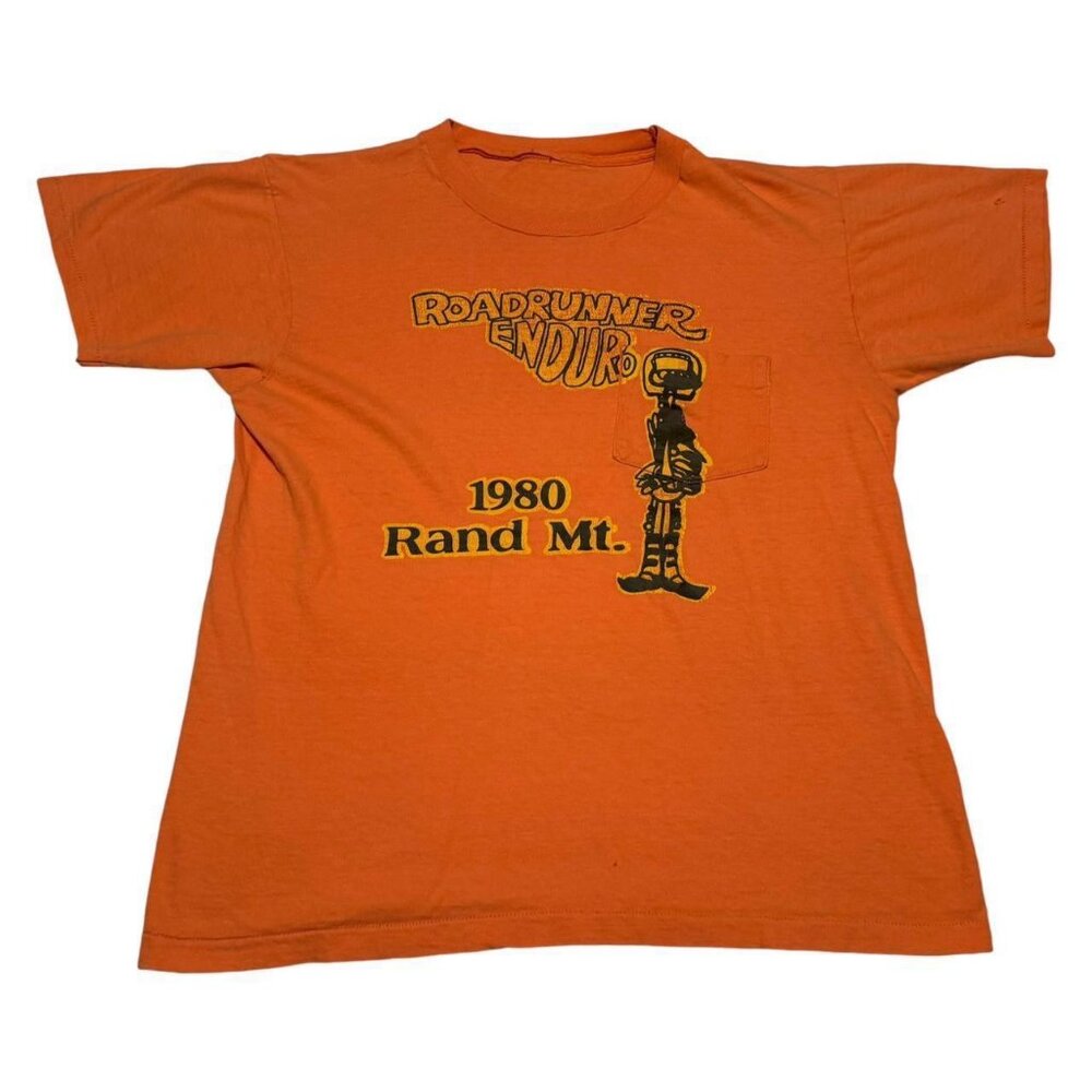 Vintage 1980 Roadrunner Enduro Rand Mountain Race Motocross Shirt Adult Medium‎
